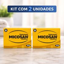 Kit 2 Sabonetes Micosan Original 90g Refrescante e Clareador