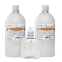 Kit - 2 Sabonetes + Pet 500ml Com Válvula Pump Transparente Kit - 2 Sabonetes + Pet 500ml Com Válvula Pump Transparente