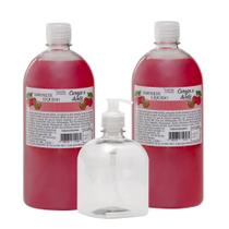 Kit - 2 Sabonetes + Pet 500ml Com Válvula Pump Transparente Kit - 2 Sabonetes + Pet 500ml Com Válvula Pump Transparente