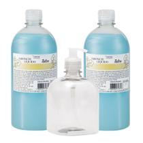 Kit - 2 Sabonetes + Pet 500ml Com Válvula Pump Transparente Kit - 2 Sabonetes + Pet 500ml Com Válvula Pump Transparente