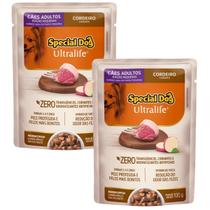Kit 2 Sachê Special Dog Ultralife Raças Pequenas Sabor Cordeiro - 100g Kit 2 Sachê Special Dog Ultralife Raças Pequenas Sabor Cordeiro - 100g