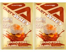 Kit 2 Saches 34 G Tasty Whey 3w Adaptogen Science Sabores Banoffee