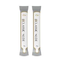 Kit 2 Sachês Gel Classic Nude Refil Alongamento Autonivelante Fibra Unhas LED/UV 14g, Vòlia Kit 2 Sachês Gel Classic Nude Refil Alongamento Autonivelante Fibra Unhas LED/UV 14g, Vòlia