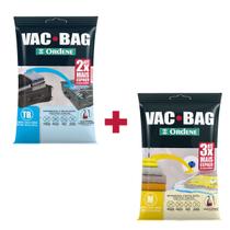 Kit 2 Saco à Vácuo Protetor Vac Bag 1 Trip-Bag + 1 Médio