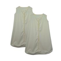 Kit 2 Saco de Dormir Bebê Amarelo Enxoval Pijama 100% Algodão Kit 2 Saco de Dormir Bebê Amarelo Enxoval Pijama 100% Algodão
