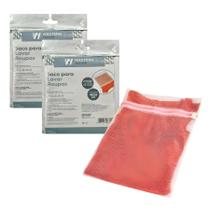 Kit 2 Saco De Lavar Roupas Delicadas Intimas Telado 40x29cm Kit 2 Saco De Lavar Roupas Delicadas Intimas Telado 40x29cm