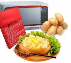 Kit 2 Saco Potato Express Para Microondas Assar Batatas 4 Min