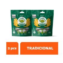 Kit 2 Sacos Bananinha Tradicional Paraibuna 400g Receita Clássica e Sabor Natural