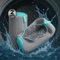 Kit 2 Sacos Lavagem Tênis Limpeza Sapatos Máquina De Lavar