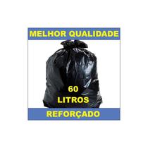 Kit 2 Sacos Lixo Preto 60l Espessura Média C/ 50 Unidades Cd