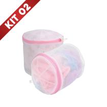 Kit 2 Sacos para Lavar Roupas Delicadas em Poliéster Proteção e Praticidade na Lavagem Kit 2 Sacos para Lavar Roupas Delicadas em Poliéster Proteção e Praticidade na Lavagem