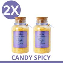 Kit 2 sais de banho candy spicy 360g banheira hidro ofurô