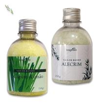 Kit 2 Sais Para Banho Hidro Relaxante Capim Limão Alecrim - Bagnare Cosméticos