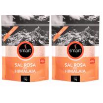 Kit 2 Sal Fino Integral Himalaia Rosa 1kg Smart Kit 2 Sal Fino Integral Himalaia Rosa 1kg Smart