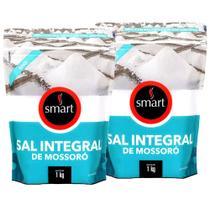 Kit 2 Sal Integral De Mossoró Fino 1kg Smart