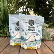 Kit 2 Sal Marinho BR Spices Integral De Mossoró Fino Pouch 1 kilo