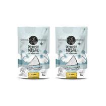 Kit 2 Sal Marinho BR Spices Integral Mossoró Fino Pouch 1KG Kit 2 Sal Marinho BR Spices Integral Mossoró Fino Pouch 1KG