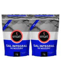 Kit 2 Sal Marinho Integral De Mossoro Smart 1kg Fino