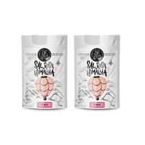 Kit 2 Sal Rosa Do Himalaia Iodado Fino BR Spices Pouch 1KG