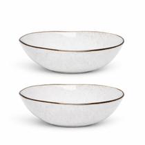 Kit 2 Saladeiras Bowl 1,6L Ryo Maresia Oxford Porcelanas Kit 2 Saladeiras Bowl 1,6L Ryo Maresia Oxford Porcelanas