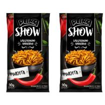 Kit 2 Salgadinho Aperitivo Plinc Show Sabor Pimenta 50g