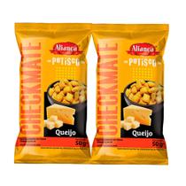 Kit 2 Salgadinho de Trigo Aliança Checkmate Queijo 50g Kit 2 Salgadinho de Trigo Aliança Checkmate Queijo 50g