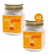 Kit 2 Salgante Zero Sódio Pote 300g