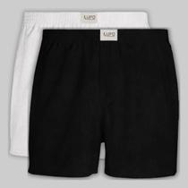 Kit 2 Sambas Canção Lupo Tecido Plano Com Abertura 18612 Kit 2 Sambas Canção Lupo Tecido Plano Com Abertura 18612