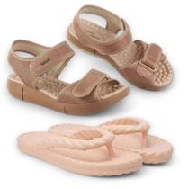 Kit 2 Sandália Feminina Modare Chinelo Nuvem Ultraconforto Kit 2 Sandália Feminina Modare Chinelo Nuvem Ultraconforto