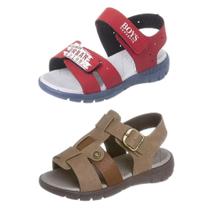 KIT 2 Sandália Infantil Papete Leve Confortável para Meninos KIT 2 Sandália Infantil Papete Leve Confortável para Meninos