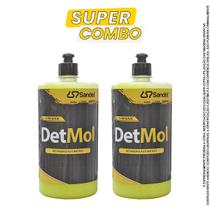 Kit 2 Sandet Det Mol Detergente Automotivo Moto Carro 1L