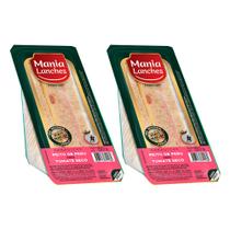 Kit 2 Sanduíche Natural Mania Lanches Peito de Peru com Tomate Seco 150g