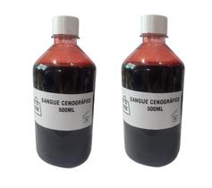 Kit 2 Sangue Líquido Cenográfico Falso Artístico 500Ml