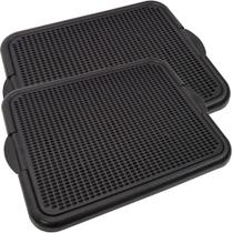 Kit 2 Sanitário Canino Higiênico Toalete Pipi Dog Xixi Educador Tapete Plástico Black Kit 2 Sanitário Canino Higiênico Toalete Pipi Dog Xixi Educador Tapete Plástico Black
