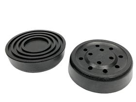 Kit 2 Sapata Borracha SP-20 Suporte Elétrico Automotivo Sustentação Redonda