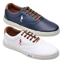 Kit 2 Sapatenis Casual Masculino Esporte Fino Moderno Estilo