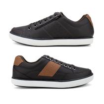 Kit 2 Sapatenis Casual Masculinos Com Fechamento em Elástico Kit 2 Sapatenis Casual Masculinos Com Fechamento em Elástico