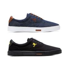 Kit 2 Sapatênis Polo Joy Casual Masculino em Lona Kit 2 Sapatênis Polo Joy Casual Masculino em Lona