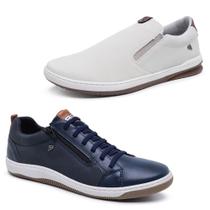 Kit 2 Sapatênis - SlipOn Calce Fácil e Tênis Urban Casual