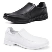 Kit 2 Sapato Social Masculino Ultra Confort com Ajuste Elástico