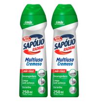 KIT 2 Sapólio Radium Cremoso Bombril Limão