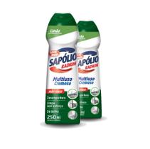 Kit 2 Sapólio Radium Cremoso Limão Desengordurante 250ml Kit 2 Sapólio Radium Cremoso Limão Desengordurante 250ml