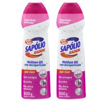 KIT 2 Sapólio Radium em Gel com Micropartículas Bombril 300 ml
