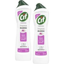 Kit 2 Saponáceo Cremoso Multiuso Floral Cif Squeeze 450ml