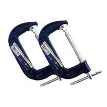 Kit 2 Sargento Grampo Marceneiro Tipo C Pesado 4'' 100mm Kit 2 Sargento Grampo Marceneiro Tipo C Pesado 4'' 100mm
