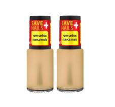 Kit 2 Save Nails Roer Unhas Nunca Mais 9ml - Cora