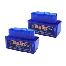 Kit 2 Scanner Automotivo OBD2 Bluetooth ELM327 V2.1 para Android, Leitura de Falhas ECU em Tempo Real, Compacto e Portátil Thafe