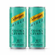 Kit 2 SCHWEPPES Vodka & Citrus 269ml - Drink Pronto