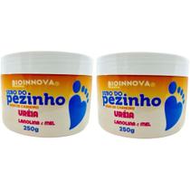 Kit 2 Sebo do Pezinho - Sebo de Carneiro Uréia Lanolina e Mel 250g - Bioinnova Kit 2 Sebo do Pezinho - Sebo de Carneiro Uréia Lanolina e Mel 250g - Bioinnova