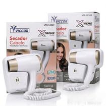 KIT 2 Secadores Parede Profissional Hotel Pousada USB 2200W